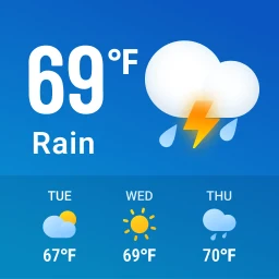 Biểu tượng Live Weather: Daily Forecast